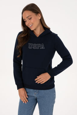Kad_n Lacivert Basic Sweatshirt Sepette S_rpriz _ndirim - U.s. polo assn фото 3