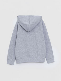 Basic Uzun Kollu Erkek ?ocuk Hoodie - Waikiki фото 2