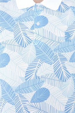 U. S. Polo Assn Мужская темно-синяя футболка с воротником-поло - U.s. polo assn фото 12