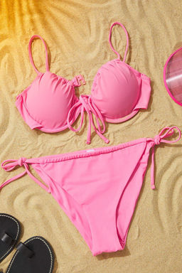 TRENDYOLMILLA Yesil Balkonet Tunelli Brazilian Bikini Tak?m? TBESS22BT0021  фото 67