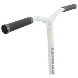 Самокат трюковой GRAFFITI Eccentric 24, колёса PU 110 мм, HIC компрессия, ABEC 9 Chrome, белый