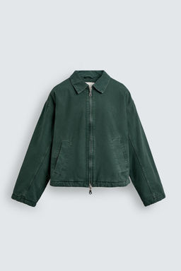 CROPPED DENIM JACKET - Zara фото 8