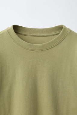 BASIC MEDIUM WEIGHT T-SHIRT - Zara фото 4