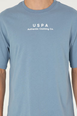 Футболка мужская U.S. Polo Assn цвета индиго хлопок  фото 12
