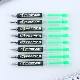 Цена за 10 шт. Ручка мини автоматическая С 23 февраля - Artfox фото 12