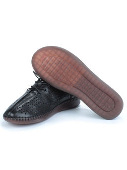 03-5005-1 BLACK Полуботинки женские (натуральная кожа)