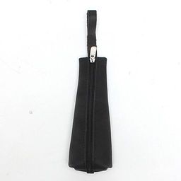 Футляр для ключей Croco-кл-506 (на молнии) натуральная кожа черный шора (1000) 236740