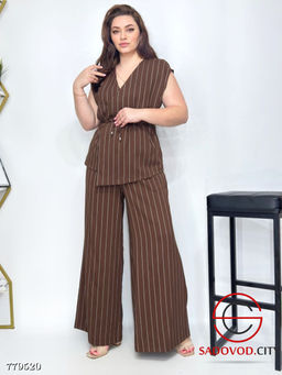 Костюм брючный двойка в полоску - Bruno фото 3