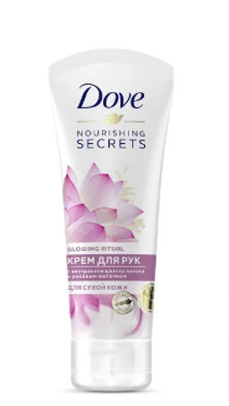 ДАВ д/рук крем 75мл Экстракт лотоса и Рисовое молочко