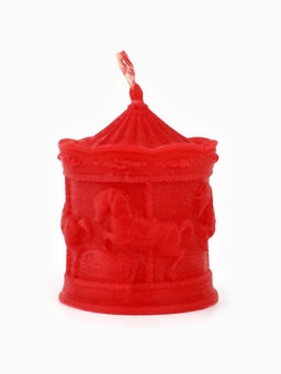 Свеча интерьерная новогодняя «Карусель», 5×5×6.7 см