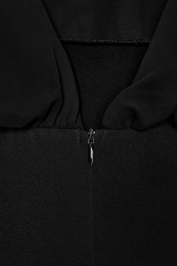 COMBINED GEORGETTE BODYSUIT WITH BOWS - Zara фото 3