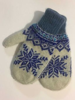 Варежки женские "Снежинка" 3007-1