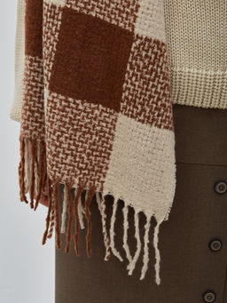 В составе шерсть! Палантин двусторонний - Tantino фото 7