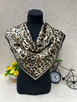 Легкий платок с принтом, мультицвет