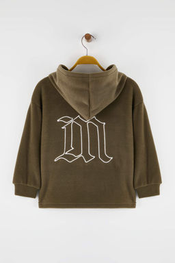 Haki S?rt Nak?sl? Unisex Cocuk Orme Sweatshirt TKDAW26SW00029 - Trendyolmilla фото 2