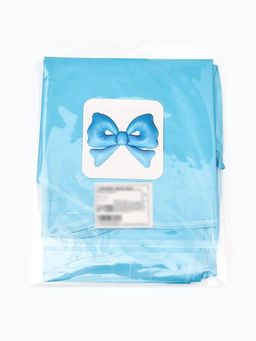 Воздушный шар фольгированный 50" "Бант" цвет голубой  матовый