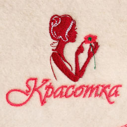 Шапка для бани Красотка полушерсть - Добропаровъ фото 2