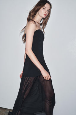 STRAPLESS COMBINED DRESS - Zara фото 3