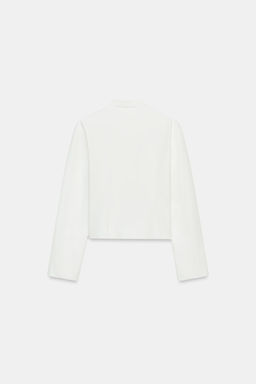 CHAQUETA ENTALLADA ALAMARES / Blanco - Zara фото 6