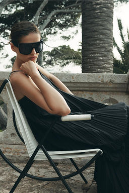 ZW COLLECTION PLEATED MIDI DRESS - Zara фото 4