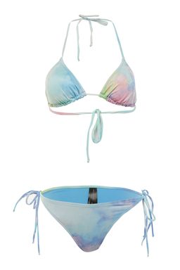 TRENDYOLMILLA Batik Desenli Ucgen Baglamal? Regular Bikini Tak?m? TBESS22BT0003  фото 13