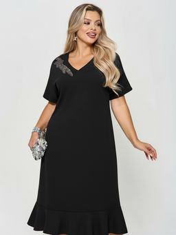 Платье 0421-1 черный