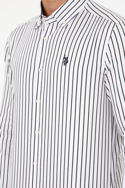 Рубашка U.S. Polo Assn черная из хлопка  фото 7