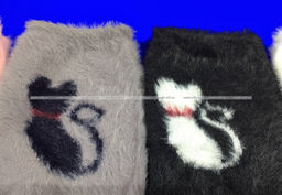 Цена за 10 шт. ПриветBS термоноски женские АНГОРА НОРКА "Кошечка" арт. 2680