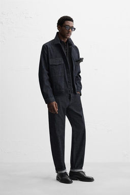 SELVEDGE DENIM OVERSHIRT - Zara фото 7