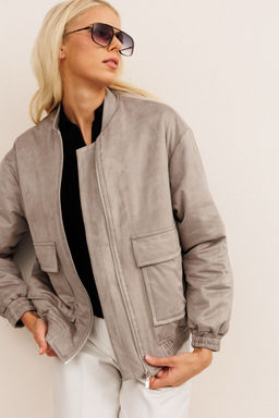Бомбер KOKOdea 10003 серый