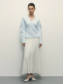 Кардиган приталенного силуэта из вискозы / Zarina  фото 2