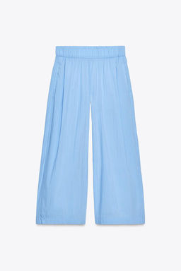 ZW COLLECTION POPLIN DARTED TROUSERS - Zara фото 14