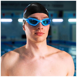 Очки для плавания ONLITOP, беруши, цвета МИКС