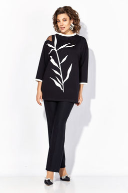 Туника Liliana 1495 черный фото 4