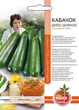 Кабачок ДИВО ДИВНОЕ коллекция Татьяны Штайнерт  Авторская селекция