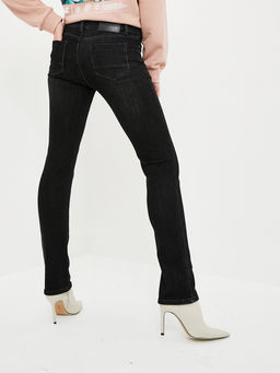 Утепленные женские джинсы прямого кроя с начесом - Mossmore фото 4