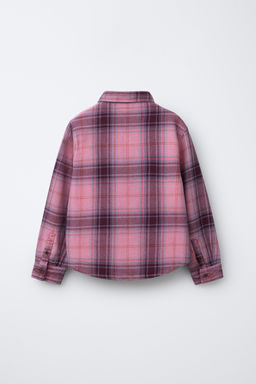 WASHED EFFECT CHECK OVERSHIRT - Zara фото 6