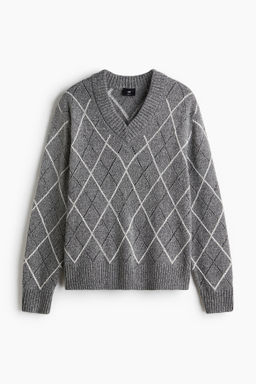 Jersey en mezcla de lana Regular Fit