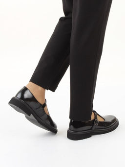 06-M47-14 BLACK Туфли женские (натуральная кожа)