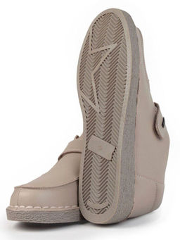 01-7581-5 BEIGE Ботинки демисезонные женские (натуральная кожа)