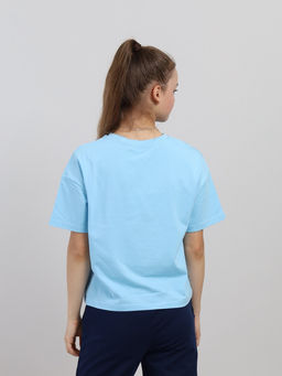 CRB wear / CWJG 63912-43 Джемпер для девочки,голубой/Ex.Cherubino  фото 4