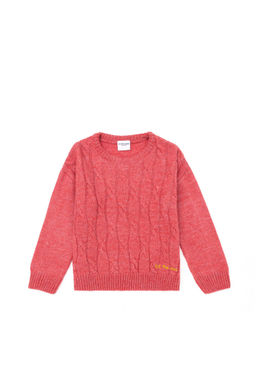 Розовый свитер для девочки