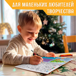 Книга с наклейками Творческий адвент- календарь, 32 стр. - Буква-Ленд фото 10