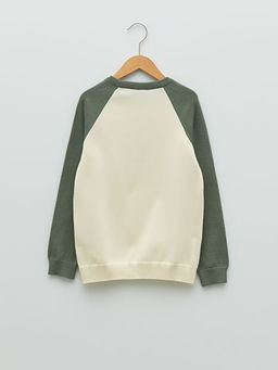 Bisiklet Yaka Kabartma Yaz? Detayl? Uzun Kollu Erkek ?ocuk Triko Kazak - Waikiki фото 2