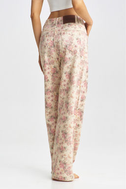 Джинсы Floral Beige - Erist store фото 4