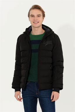 U. S. Polo Assn / Мужское черное пальто - U.s. polo assn фото 2