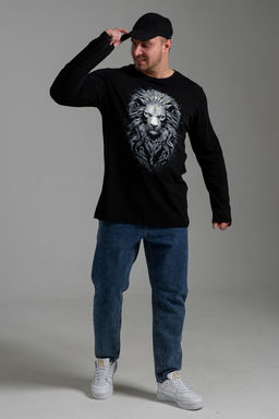 8546 Футболка с длинным рукавом мужская