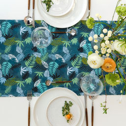 Дорожка Этель Папоротник 40х149 см, 80% хл, 20% пэ, сатин 110 г/м2  фото 3