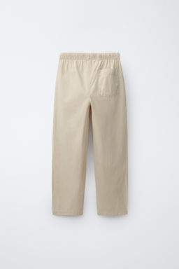 PANTAL?N STRAIGHT POPEL?N / Beige - Zara фото 2