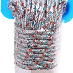 Цена за 4 шт. Веревка бельевая, хозяйственная плетённая Селфи, 4 мм, 20 м, микс